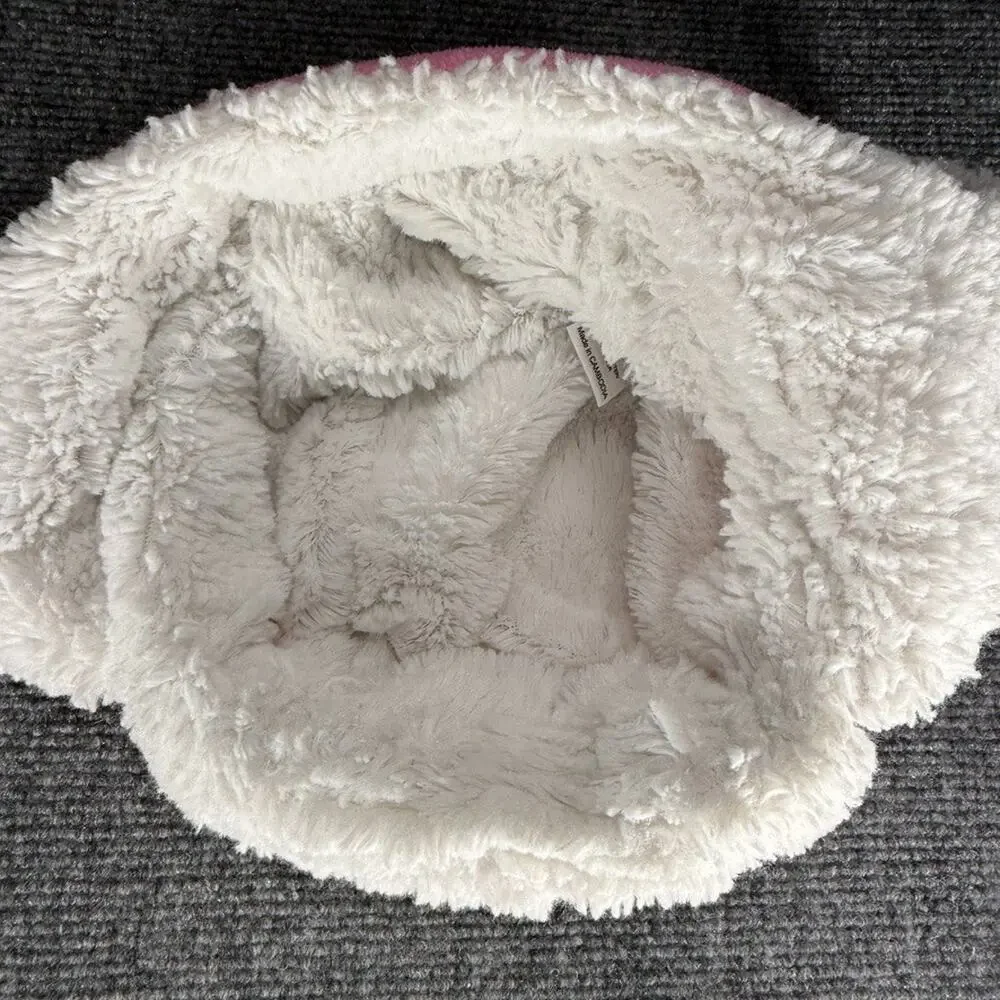 Carhartt Ear Flap Hat Infant Toddler Pink Winter Trapper Sherpa Lined Soft Warm